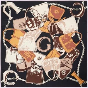 Gucci bag print twill carré